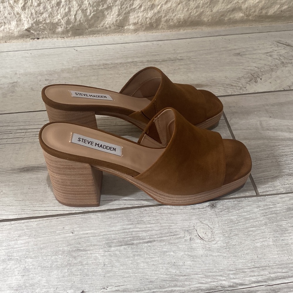 Nib Steve Madden Elda Block Heel Sandal - image 2